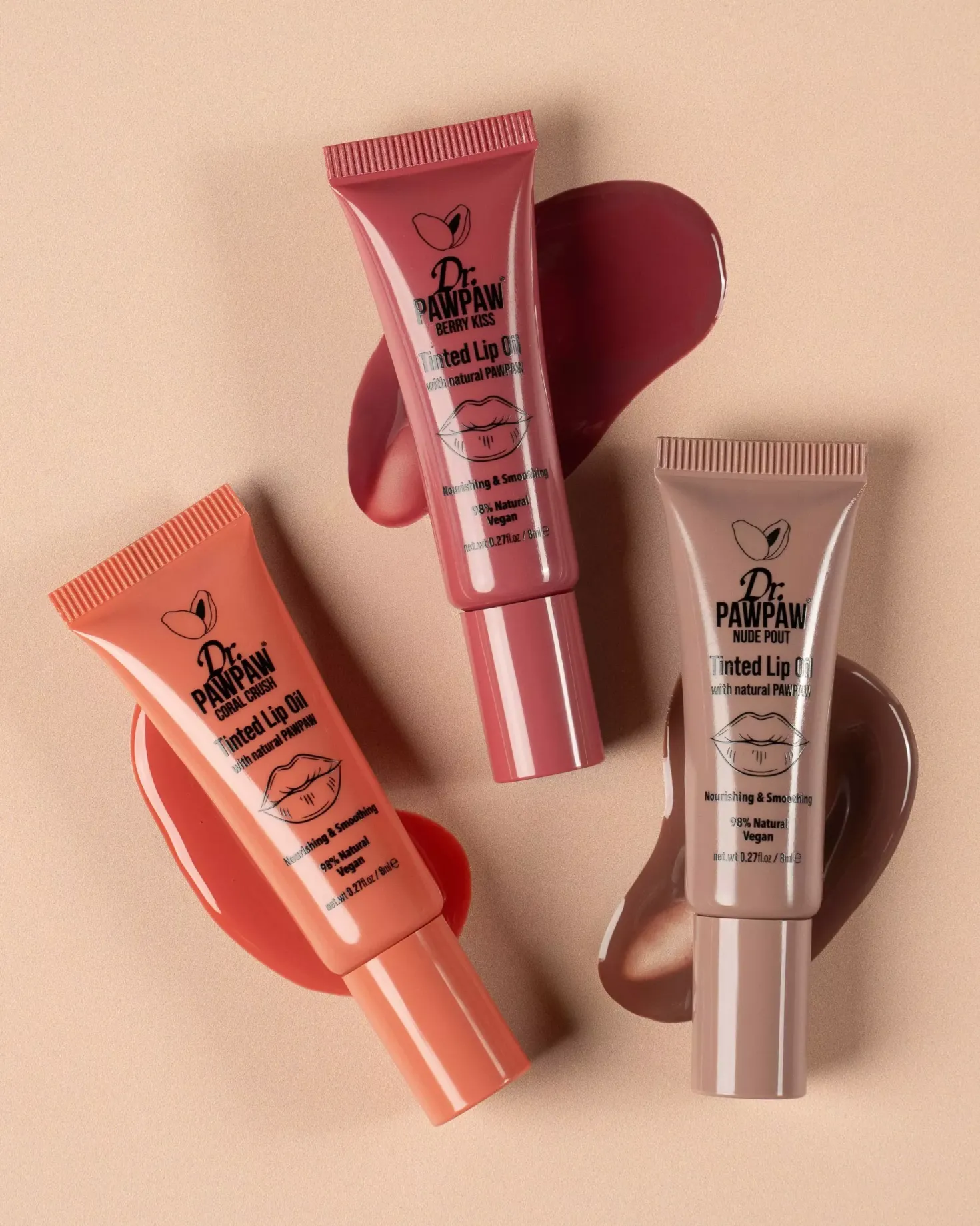 Dr. PawPaw Lip Oil Trio