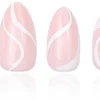 DUFFBEAUTY Instant Pro Press-On Manicure Milky Swirl