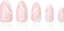 DUFFBEAUTY Instant Pro Press-On Manicure Milky Swirl