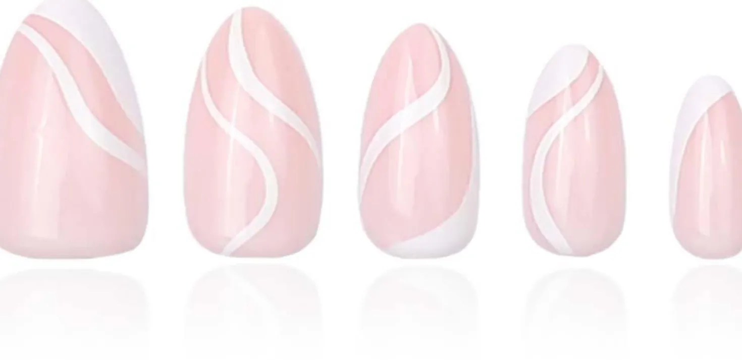 DUFFBEAUTY Instant Pro Press-On Manicure Milky Swirl