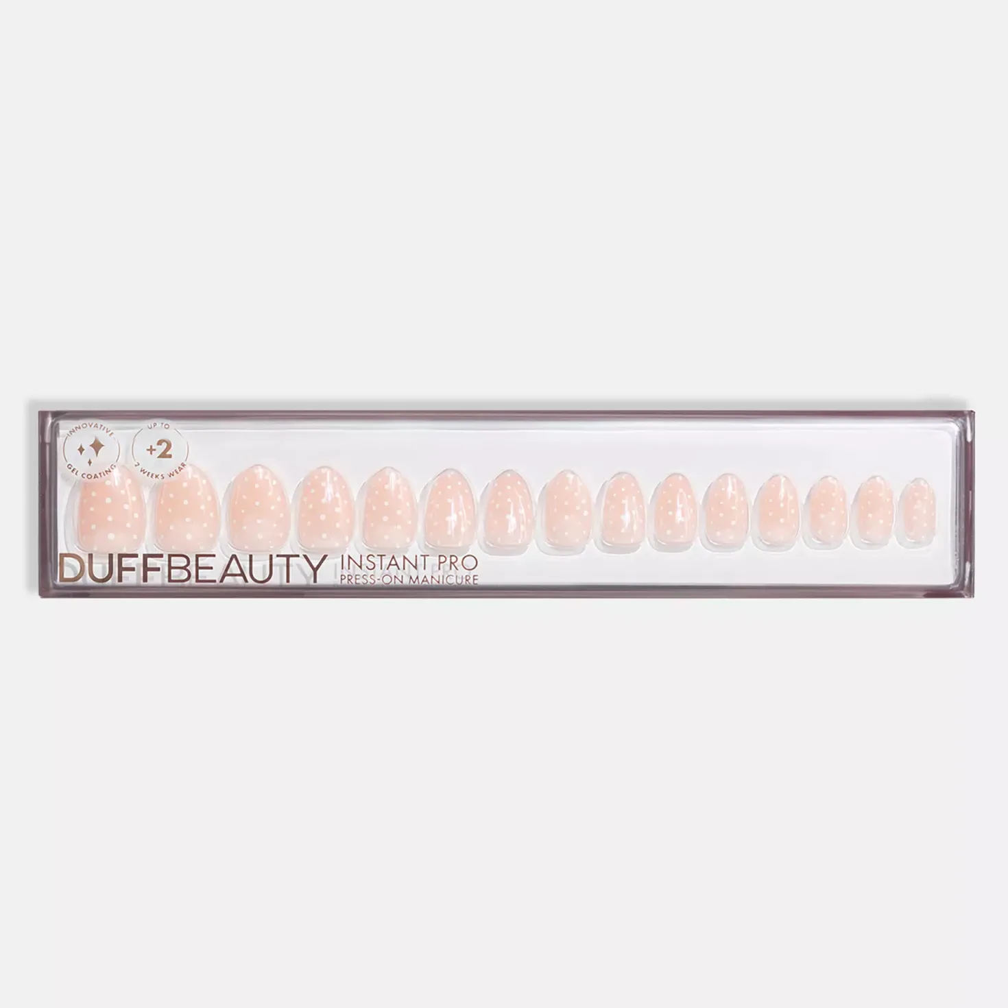 DUFFBEAUTY Instant Pro Press-On Manicure Espresso Short Almond