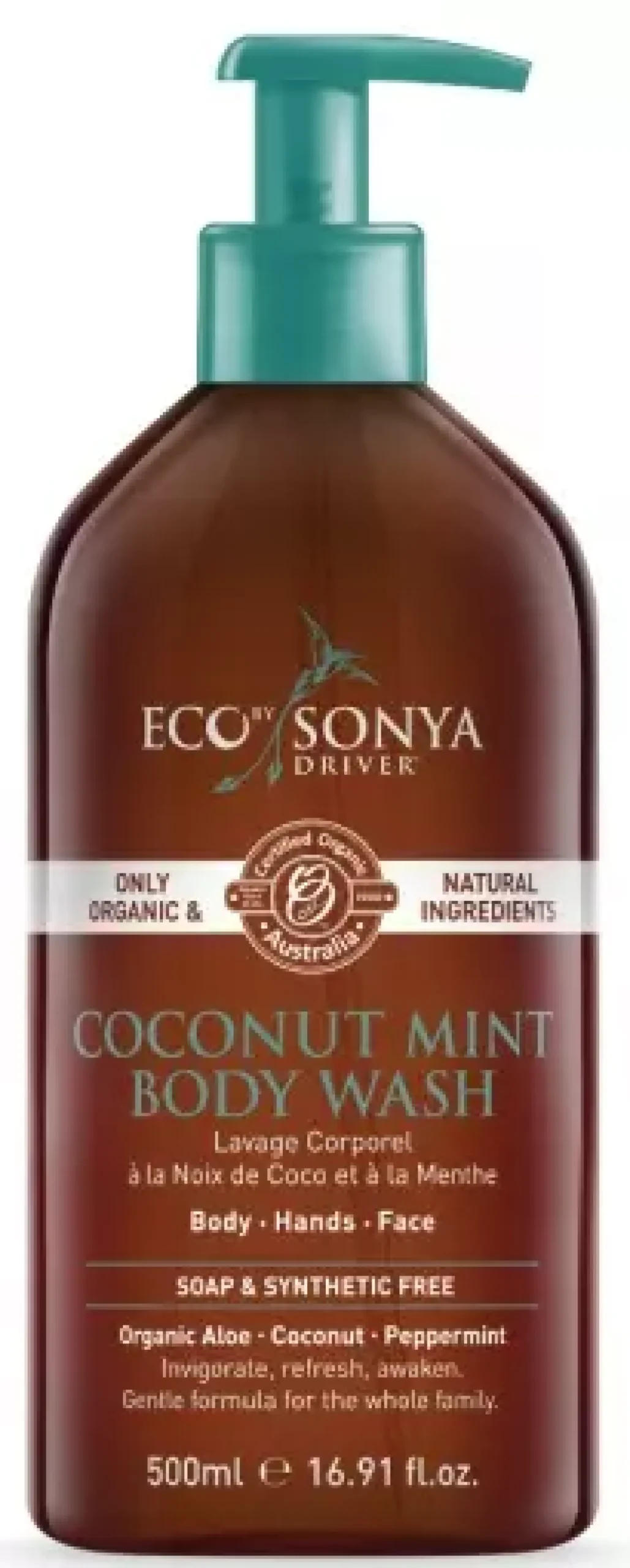 Eco By Sonya Coconut Mint Body Wash 500 ml