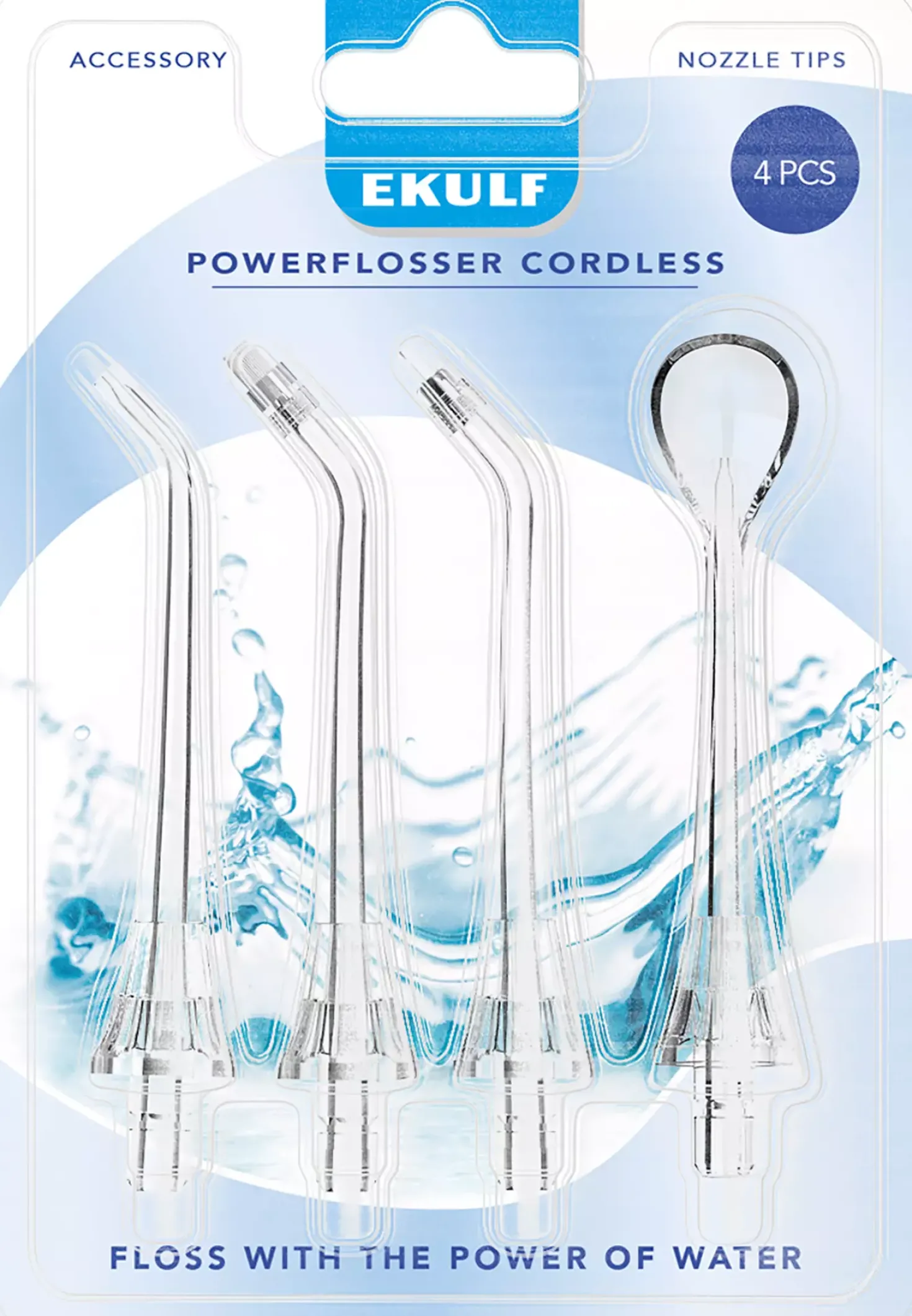 EKULF PowerFlosser Premium Refill 4 stk