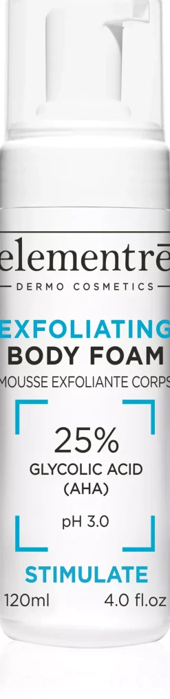 elementrē Body Foam 25% Alpha Hydroxy Acid 120 ml