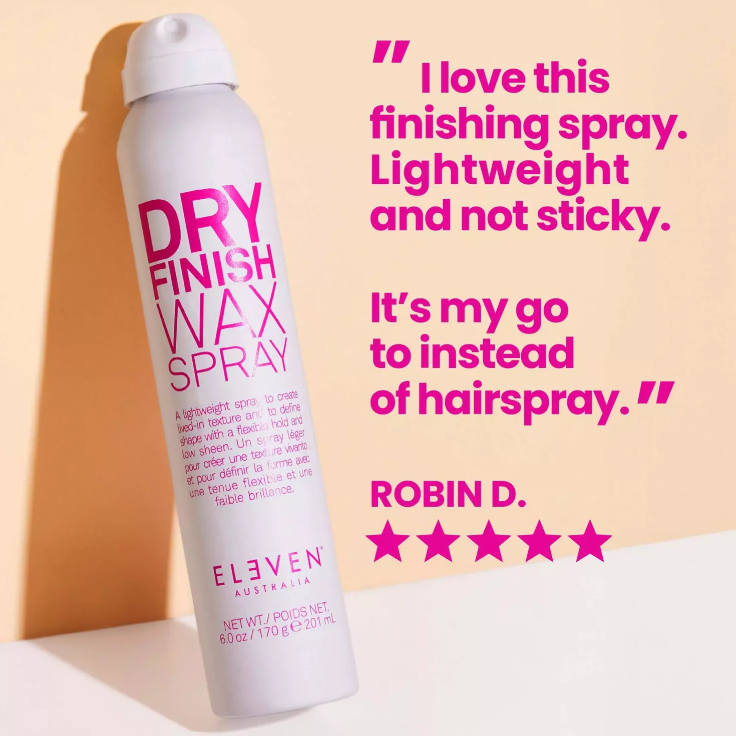 Eleven Australia Dry Finish Wax Spray 200 ml