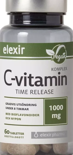 Elexir Pharma C-Vitamin Time release 60 stk