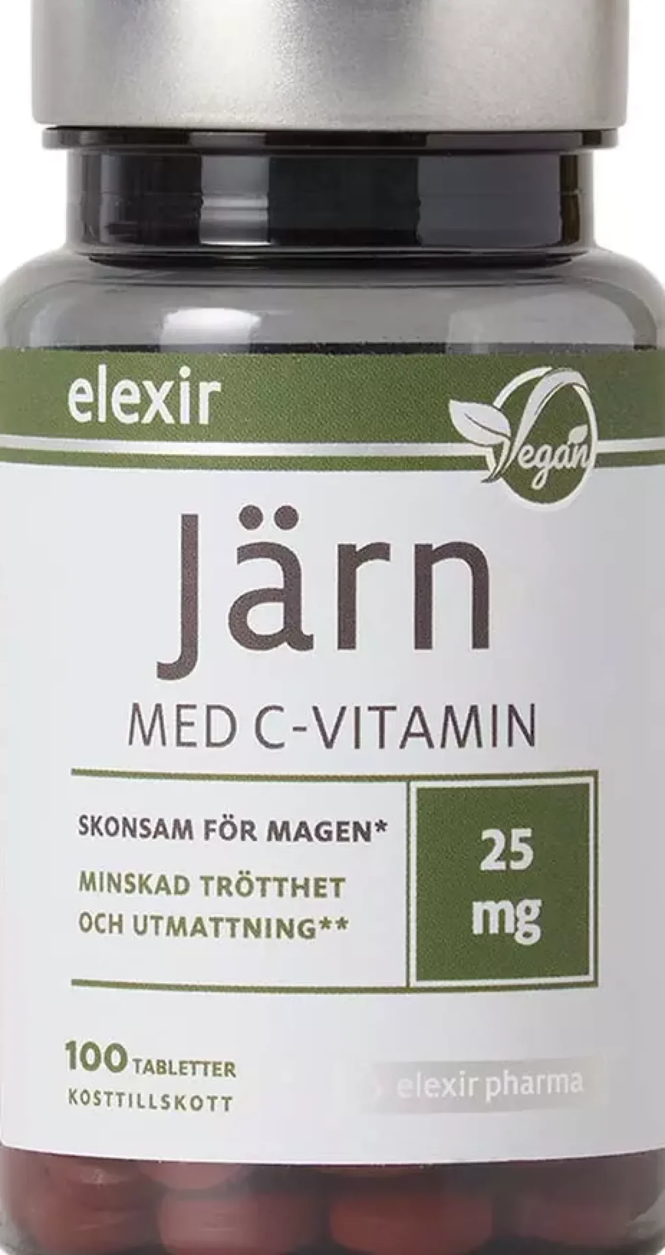 Elexir Pharma Järn med C-vitamin 100 stk