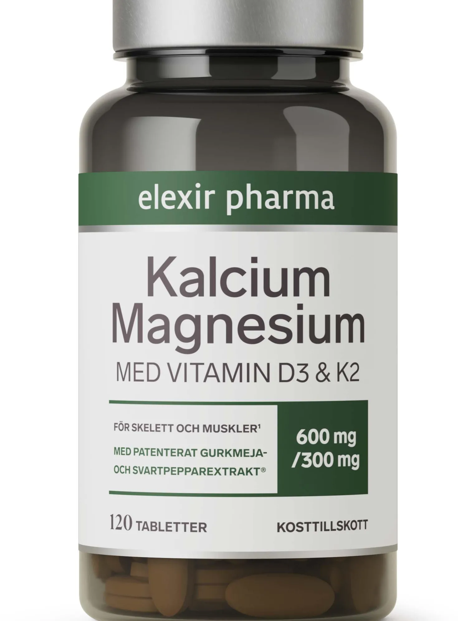 Elexir Pharma Kalcium/Magnesium 120 stk