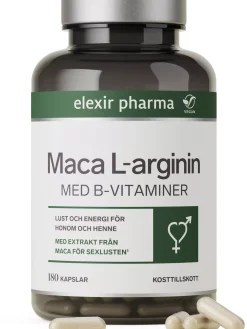 Elexir Pharma Maca L-arginin 180 stk