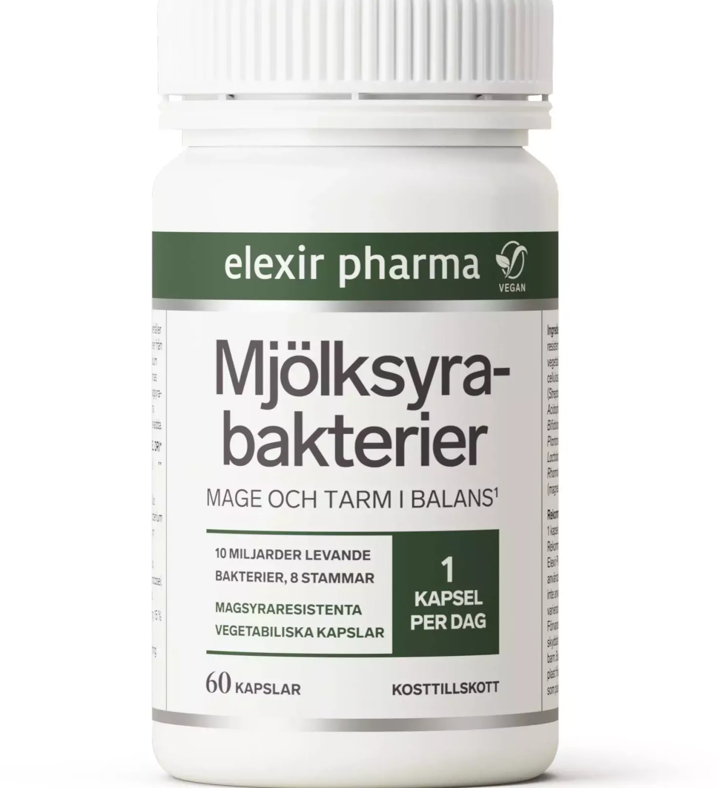 Elexir Pharma Mjölksyrabakterier 60 stk