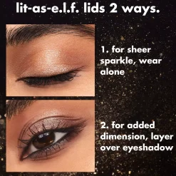 e.l.f. Fine as Fleck Glitter Eyeshadow Champagne Showers