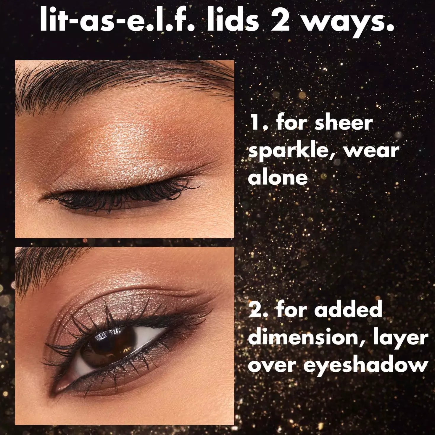 e.l.f. Fine as Fleck Glitter Eyeshadow Champagne Showers
