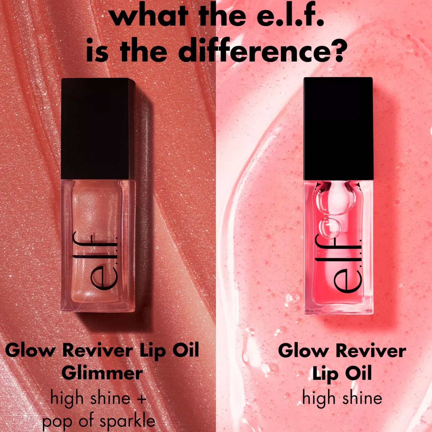 e.l.f. Glow Reviver Lip Oil Glimmer Princess Cut