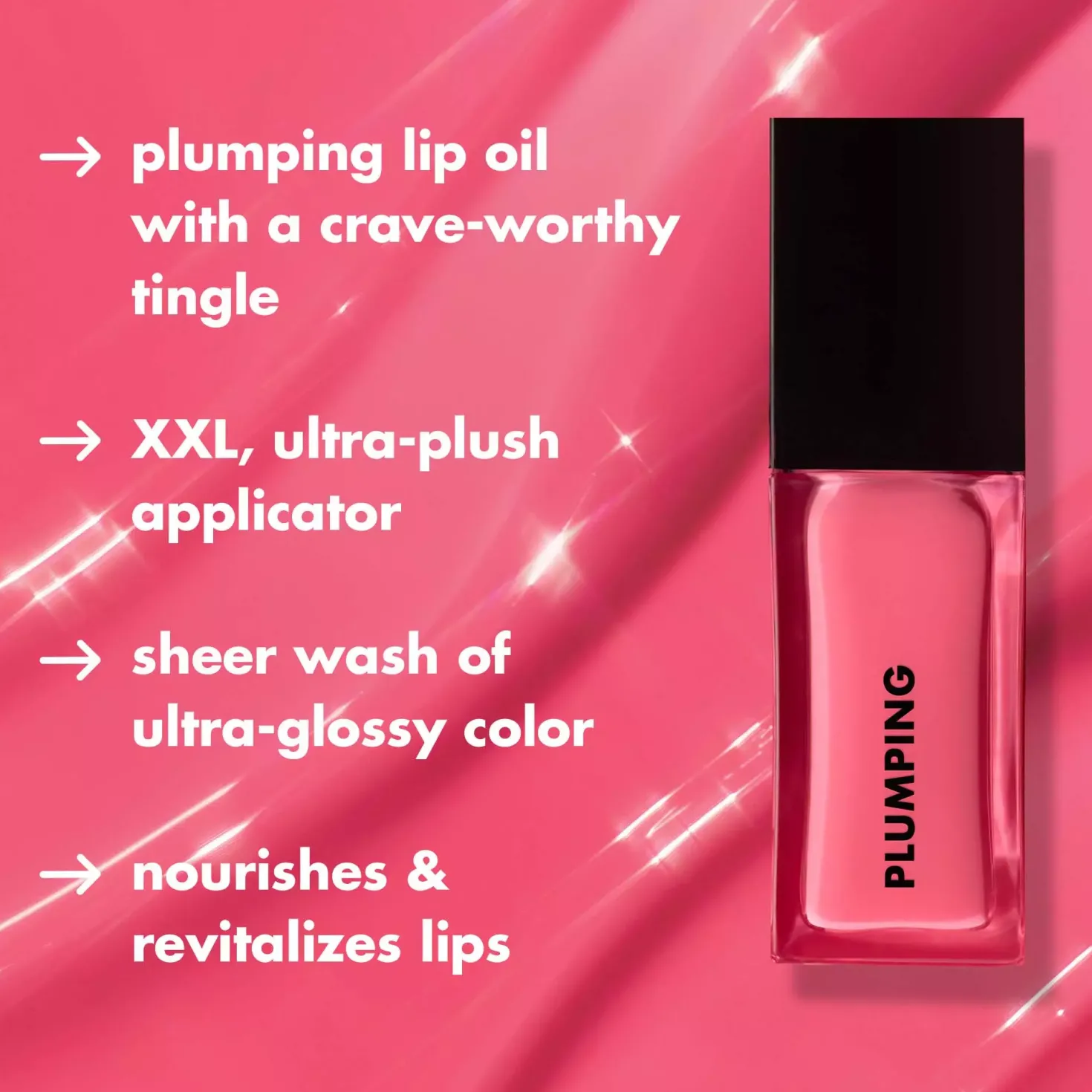 e.l.f. Glow Reviver Plumping Lip Oil Burst Bubble