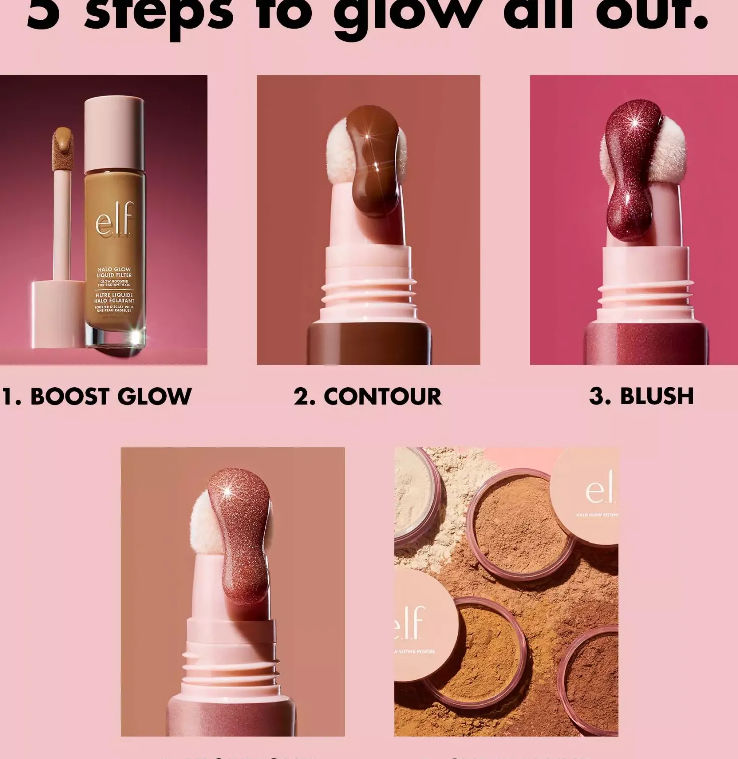 e.l.f. Halo Glow Contour Beauty Wand Medium/Tan