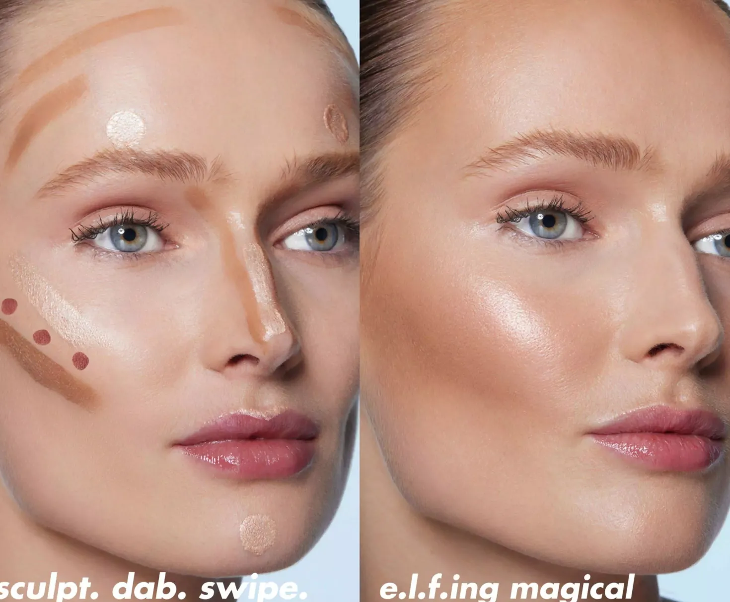 e.l.f. Halo Glow Contour Beauty Wand Medium/Tan