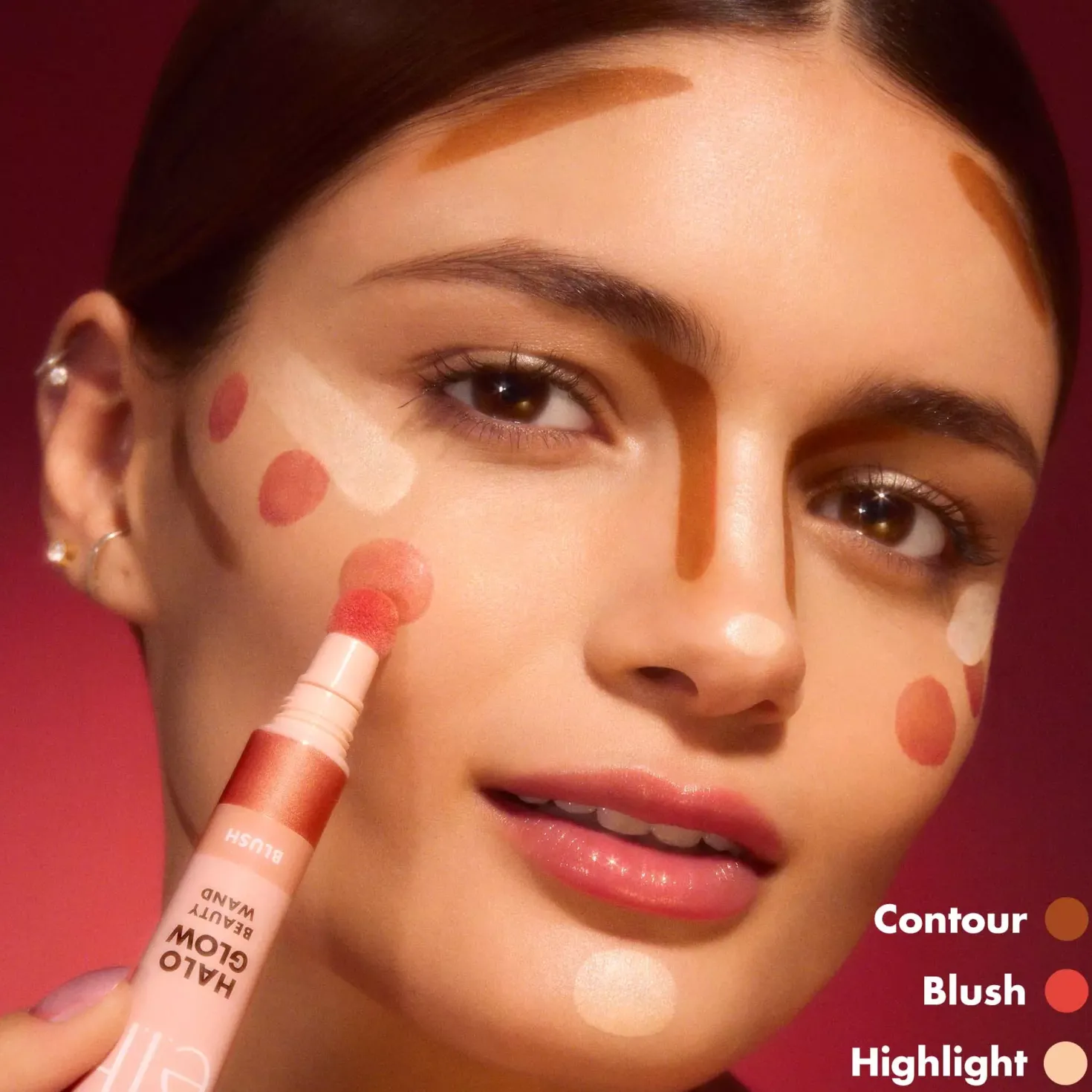 e.l.f. Halo Glow Contour Beauty Wand Fair/Light
