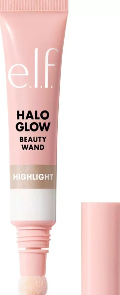 e.l.f. Halo Glow Highlight Beauty Wand Champagne Campaign