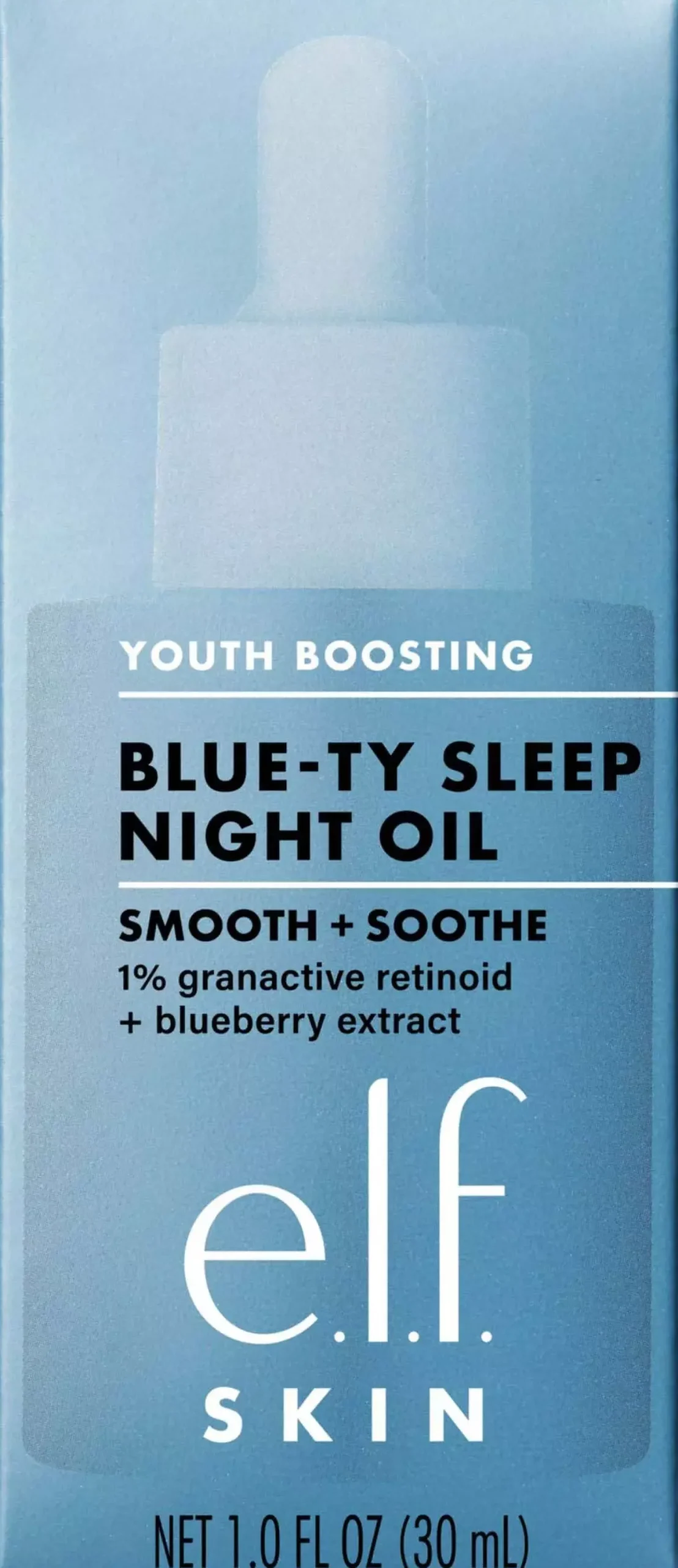 e.l.f. Youth Boosting Blue-ty Sleep Night Oil 30 ml