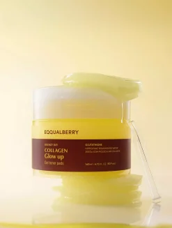 Eqqualberry Collagen Glow Up Gel Toner Pads 140 ml