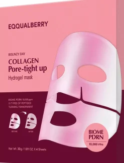 Eqqualberry Collagen Pore-Tight Up Hydrogel Mask 4 stk