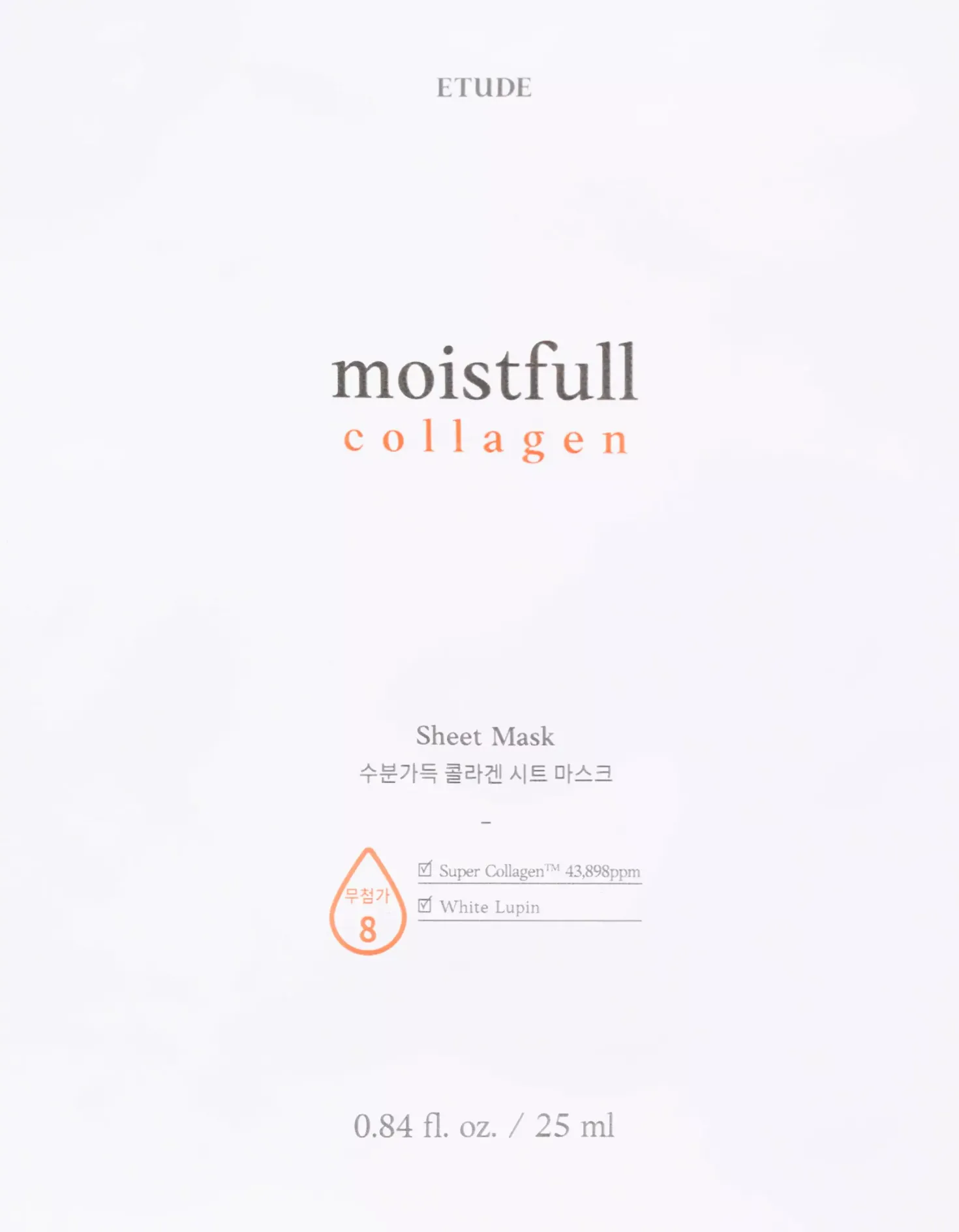EtudeMoistfull Collagen Mask 25 ml