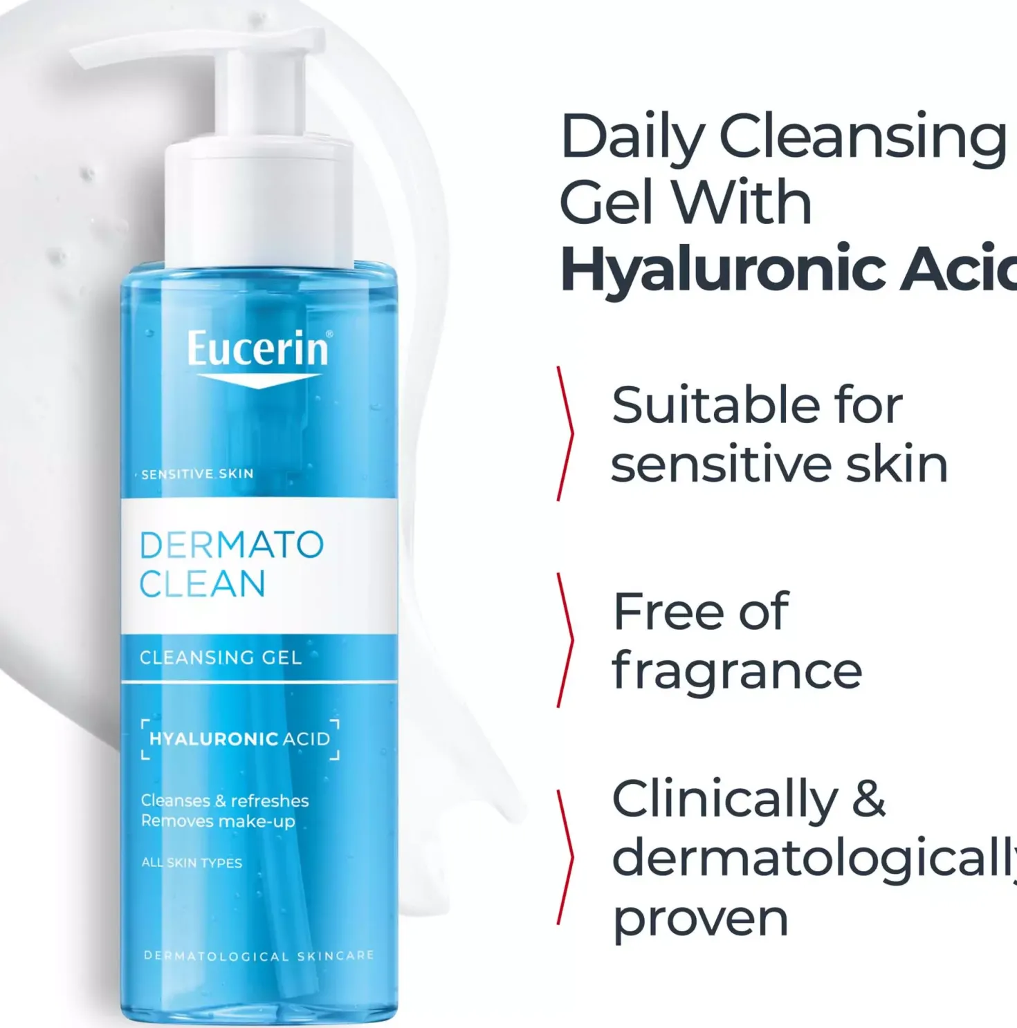 Eucerin Dermatoclean Cleansing Gel 200 ml
