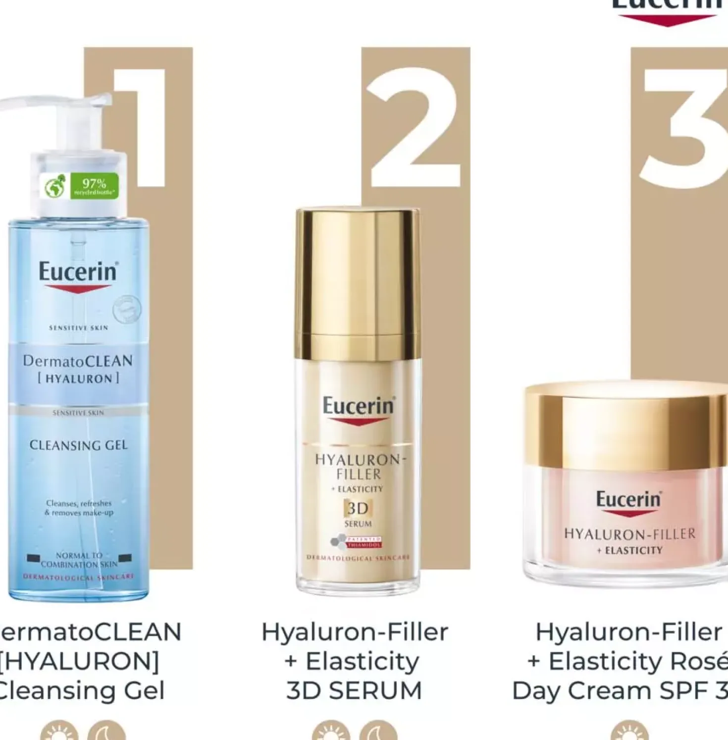 EucerinHyaluron-Filler + Elasticity Day Rosé SPF30 Refill 50 ml