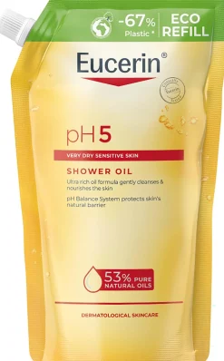EucerinpH5 Shower Oil Parfym Refill 400 ml