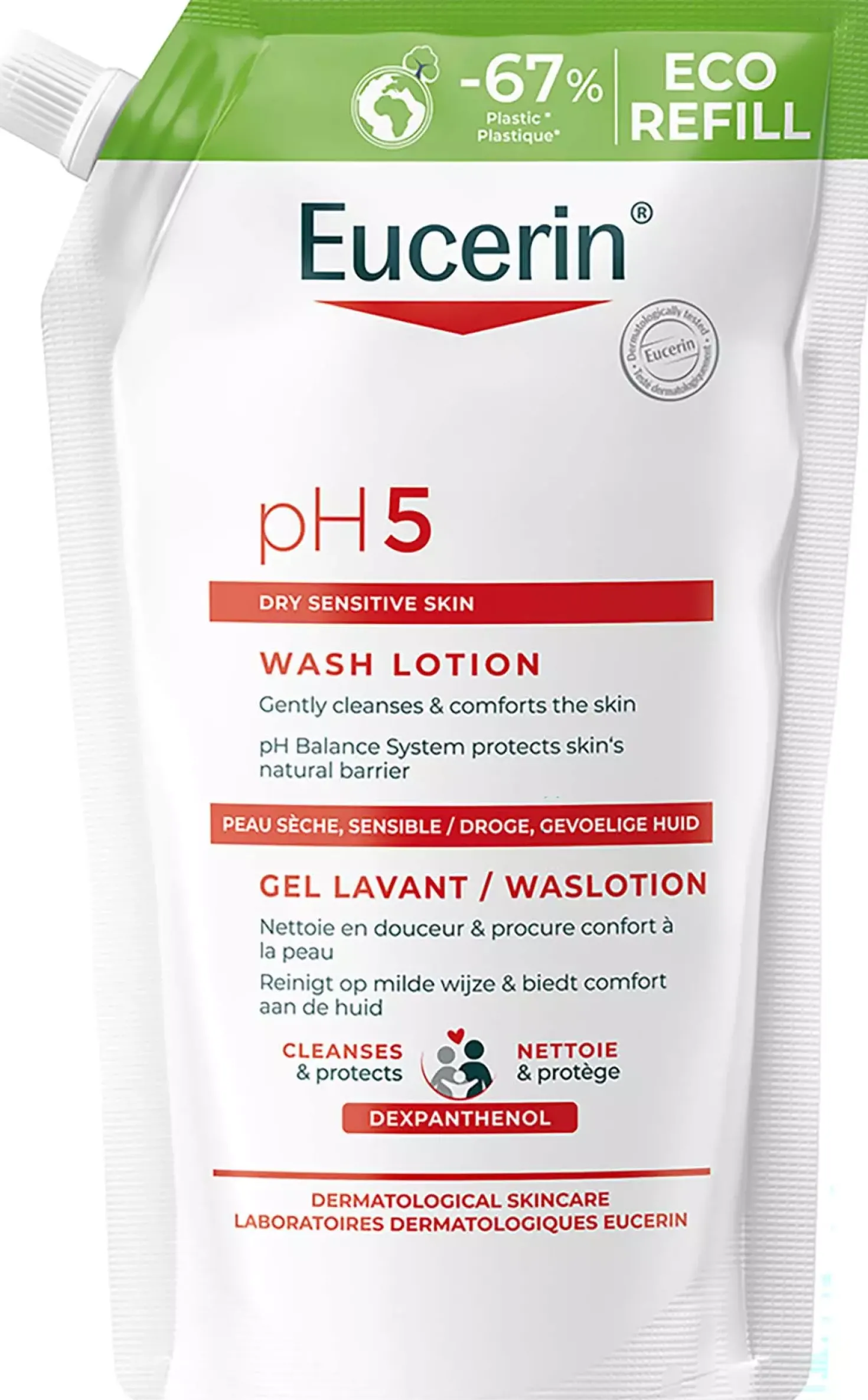 EucerinpH5 Washlotion Refill Parfymert 400 ml