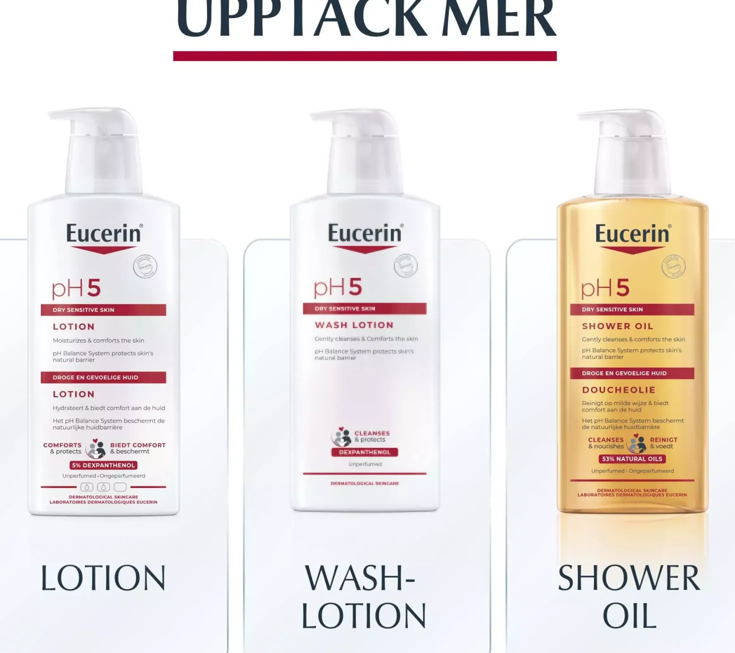 EucerinpH5 Washlotion Refill oparfymerad 400 ml