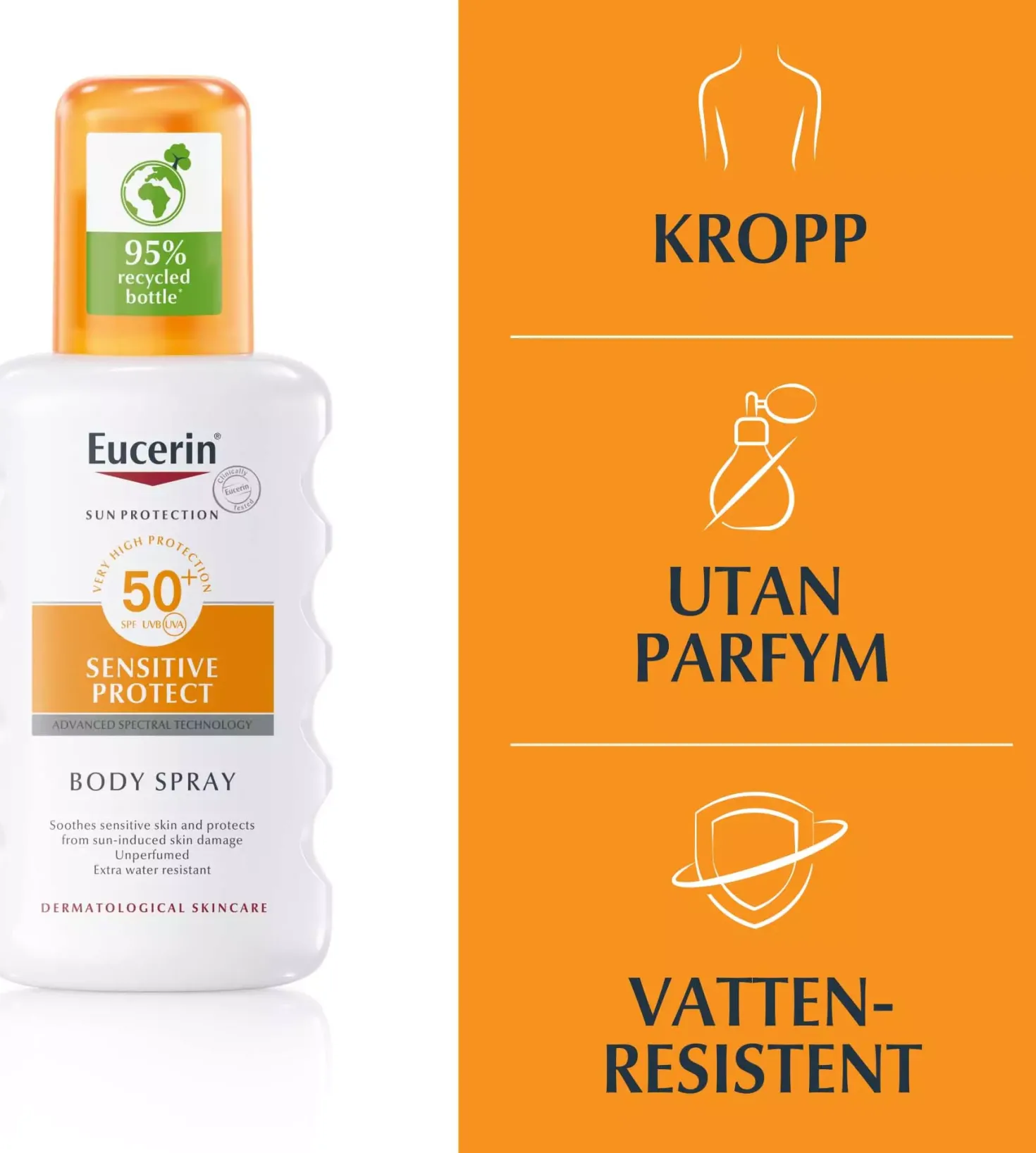 Eucerin Sensitive Protect Body Spray SPF50+ 200 ml