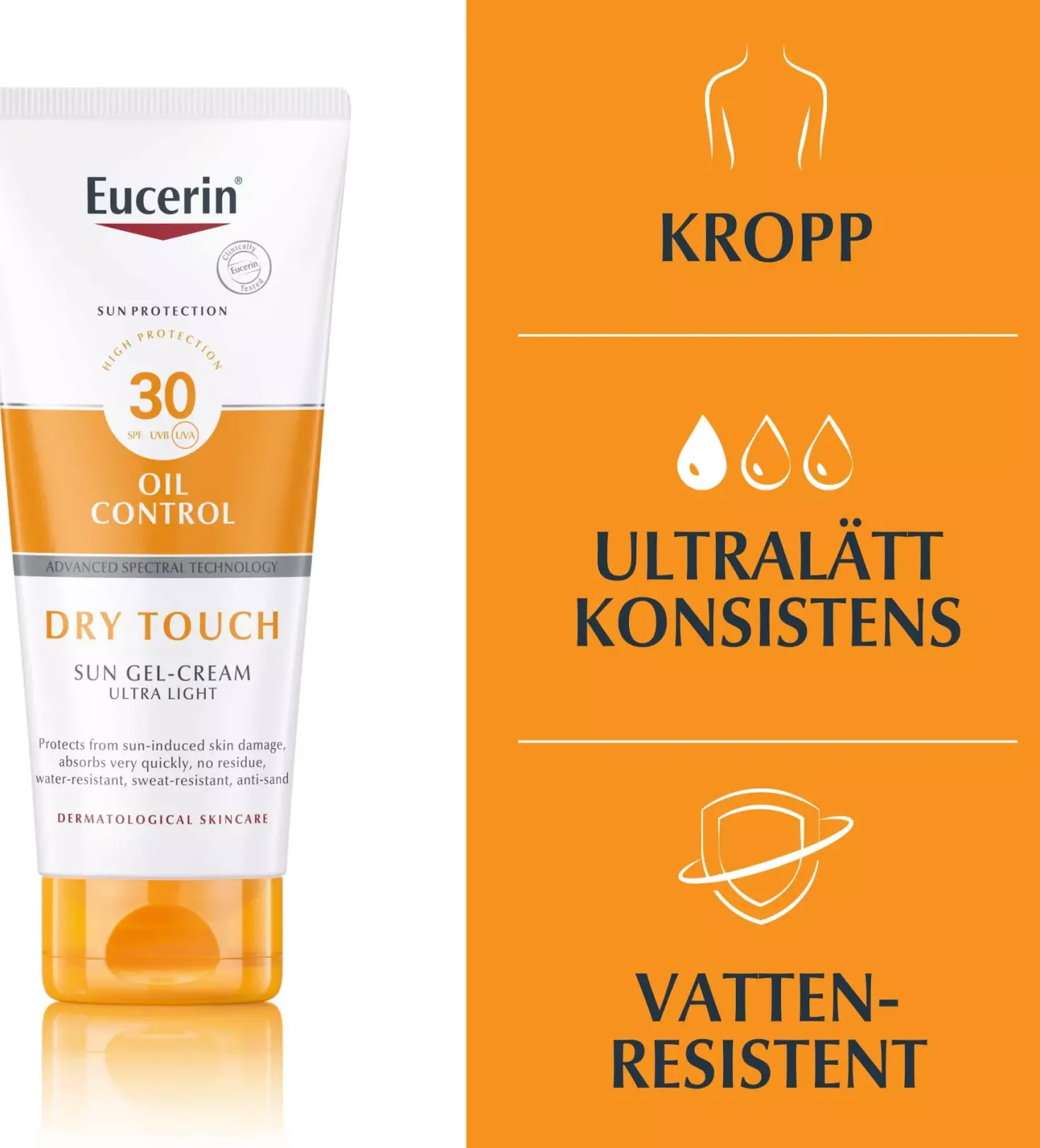 Eucerin Sun Gel-Cream Dry Touch Spf 30 200 ml