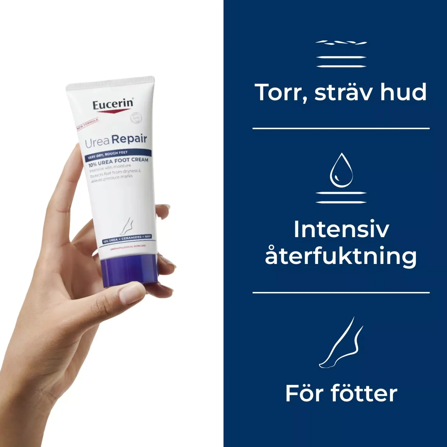 EucerinUreaRepair Plus 10% Urea Foot Cream 100 ml