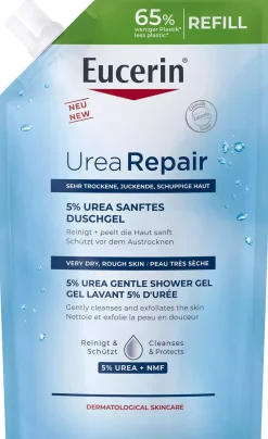 EucerinUreaRepair 5% Urea Gentle Shower Gel Refill 400 ml