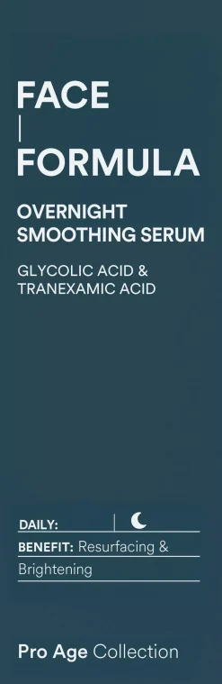 Face Formula Overnight Smoothing Serum 30 ml
