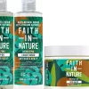 Faith In Nature Bundle Coconut Shampoo 400 ml & Conditioner 400 ml & Hair Mask 300 ml