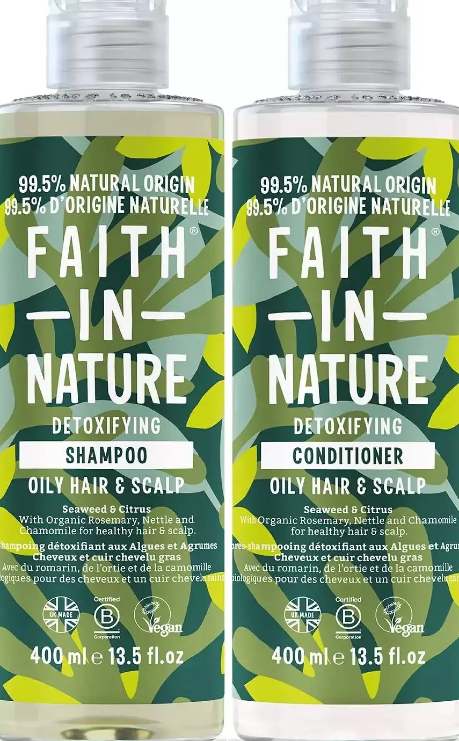 Faith In Nature Bundle Seaweed & Citrus Shampoo 400 ml & Conditioner 400 ml