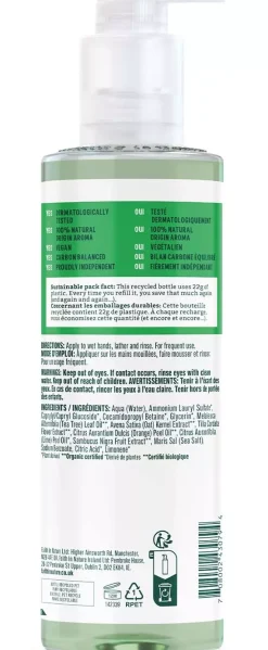 Faith In Nature Hand Wash Tea Tree 400 ml