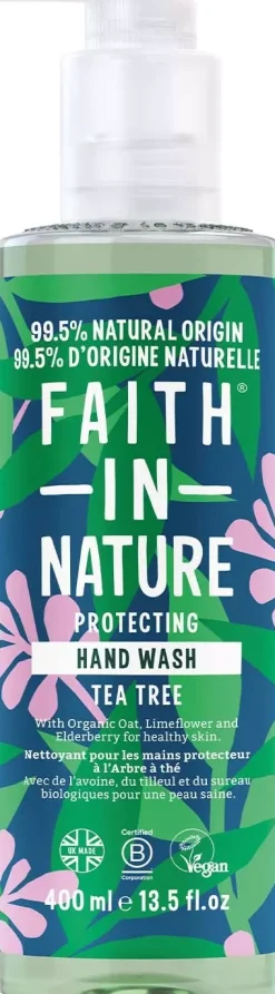 Faith In Nature Hand Wash Tea Tree 400 ml