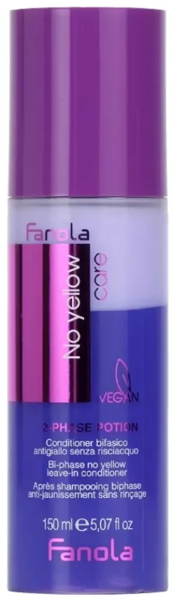 FanolaNo Yellow Care 2-Phase Potion Bi-Phase Leave-In Conditioner 150 ml