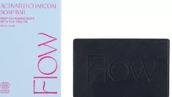 Flow Cosmetics Activated Charcoal Soap Bar 120 g