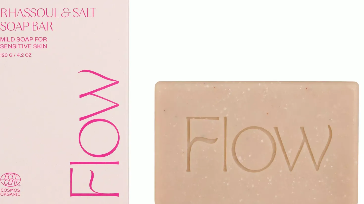 Flow Cosmetics Rhassoul & Salt Soap Bar 120 g