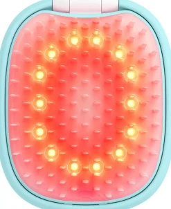 FOREOFLIP LED Detangling Hairbrush Pearl Pink