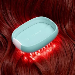 FOREOFLIP LED Detangling Hairbrush Pearl Pink
