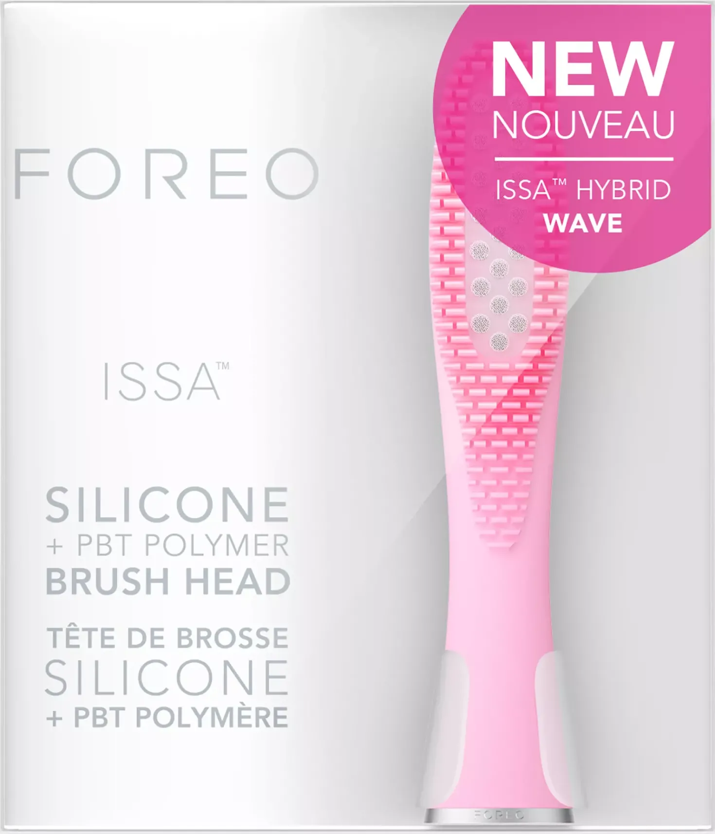 FOREOISSA Hybrid Wave Brush Head Fuchsia
