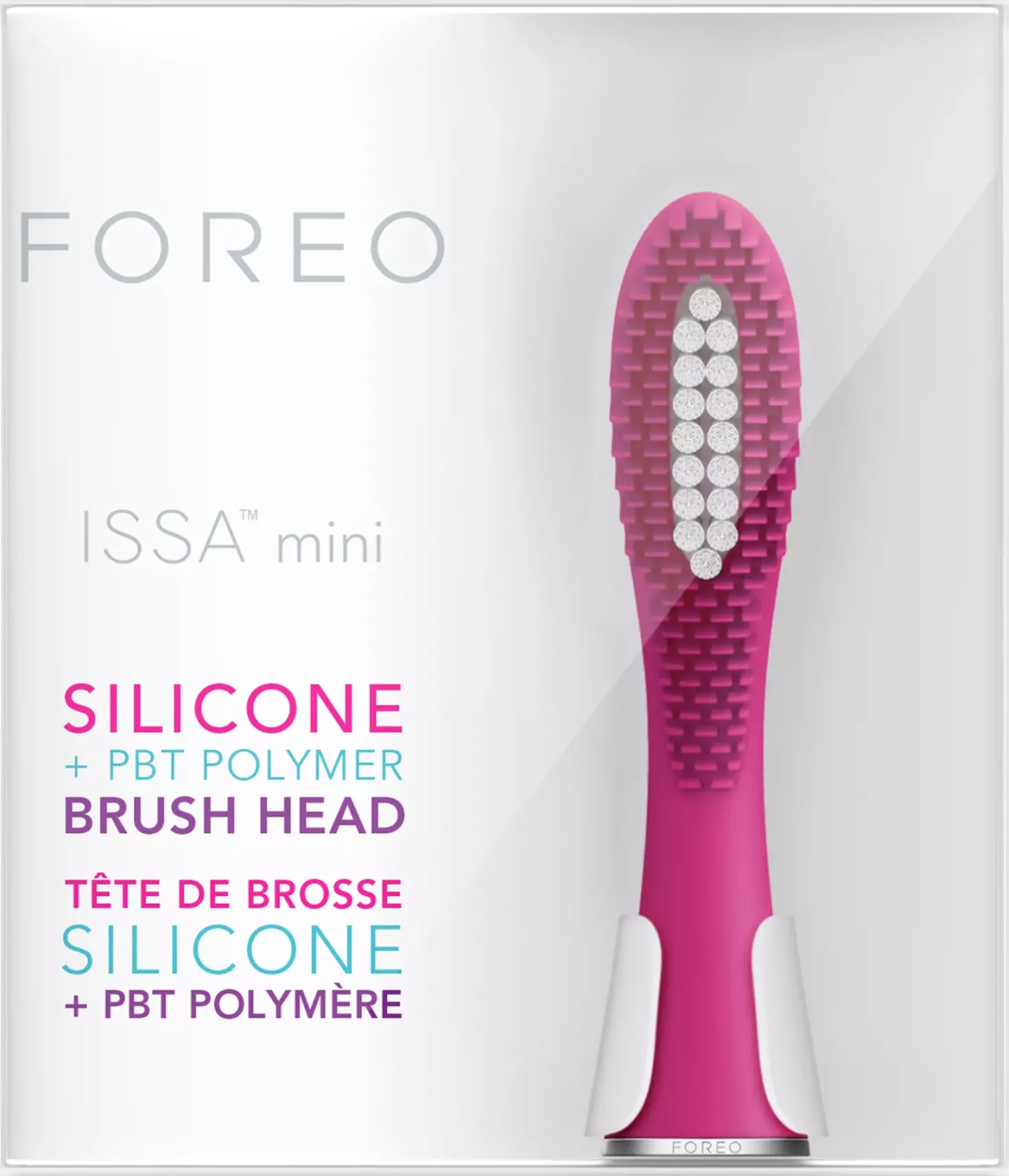 FOREOISSA Mini Hybrid Brush Head Wild Strawberry