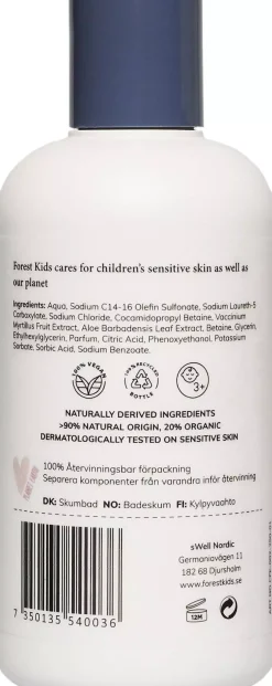 Forest Kids Bubble Bath 250 ml