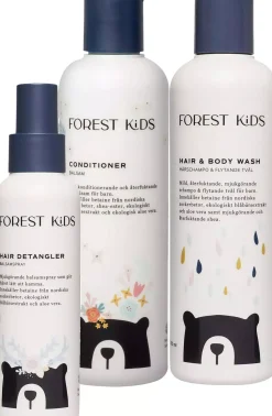 Forest Kids The Hair Ritual Bundle Shampoo 250 ml & Conditioner 250 ml & Detangler 150 ml