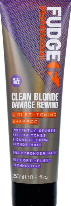 FudgeClean Blonde Damage Rewind Violet-Toning Shampoo 1000 ml